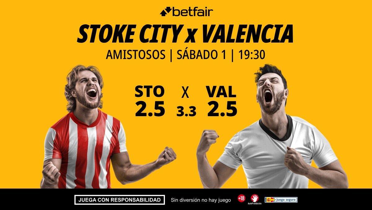 Stoke City - Valencia CF: alineaciones, horario, dónde ver, pronósticos y estadísticas