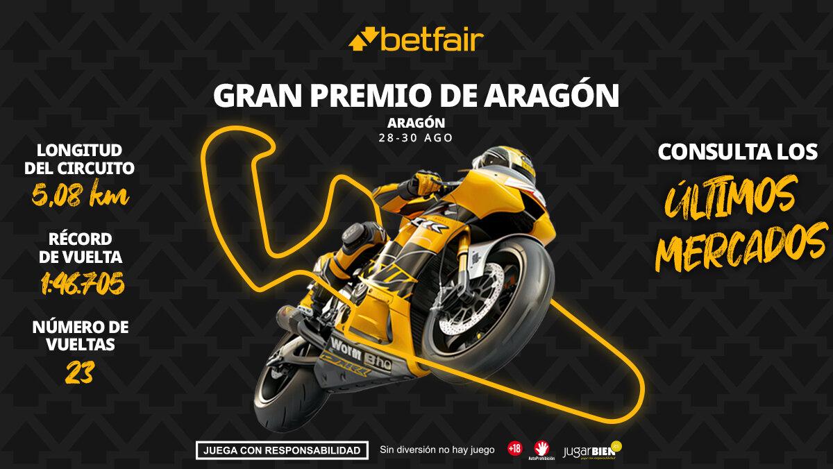 Gran Premio de Aragón 2026: horarios, pronósticos y dónde ver la carrera de MotorLand