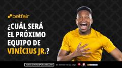 Así están las apuestas al fichaje de Vinicius a un año de quedarse libre