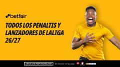 ¿Quién tira los penaltis en LaLiga 2026/27? Lanzadores por equipo