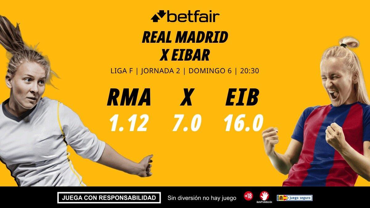 Real Madrid - Eibar: alineaciones, horario, dónde ver, pronósticos y estadísticas
