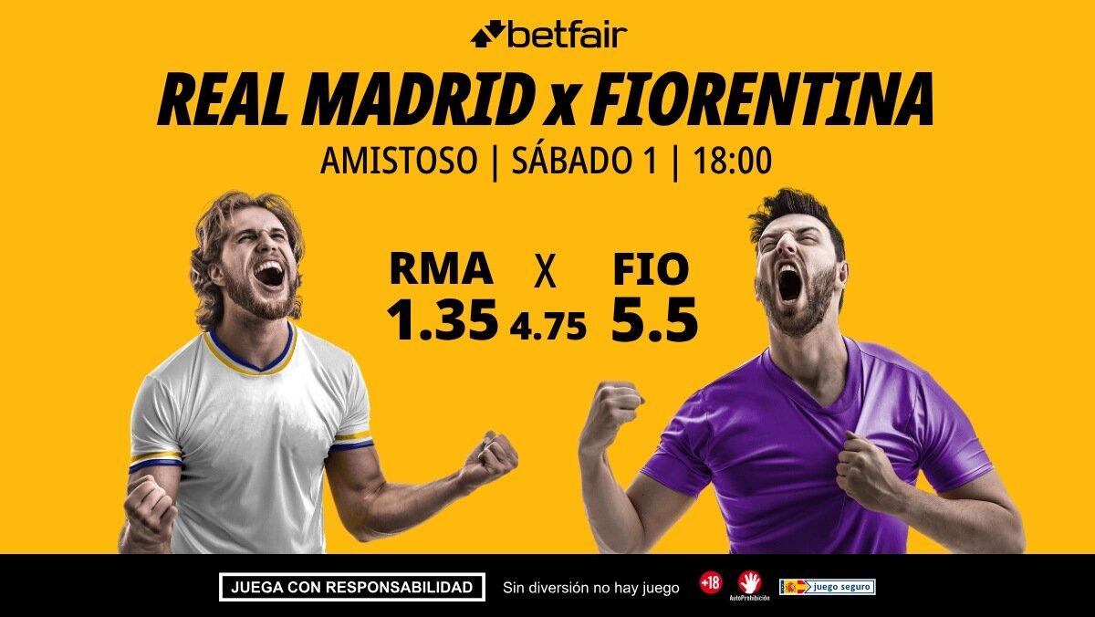 Real Madrid - Fiorentina: alineaciones, horario, dónde ver, pronósticos y estadísticas