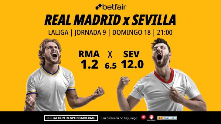 Real Madrid - Sevilla: alineaciones, horario, dónde ver, pronósticos y estadísticas