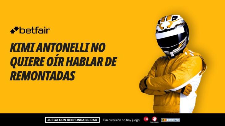 Kimi Antonelli y su lucha para huir de las mayores remontadas de la historia de la Fórmula 1