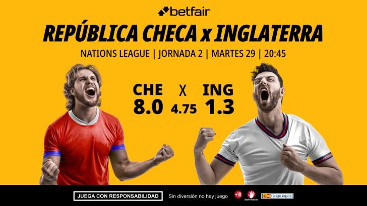 República Checa - Inglaterra: alineaciones, horario, dónde ver, pronósticos y estadísticas