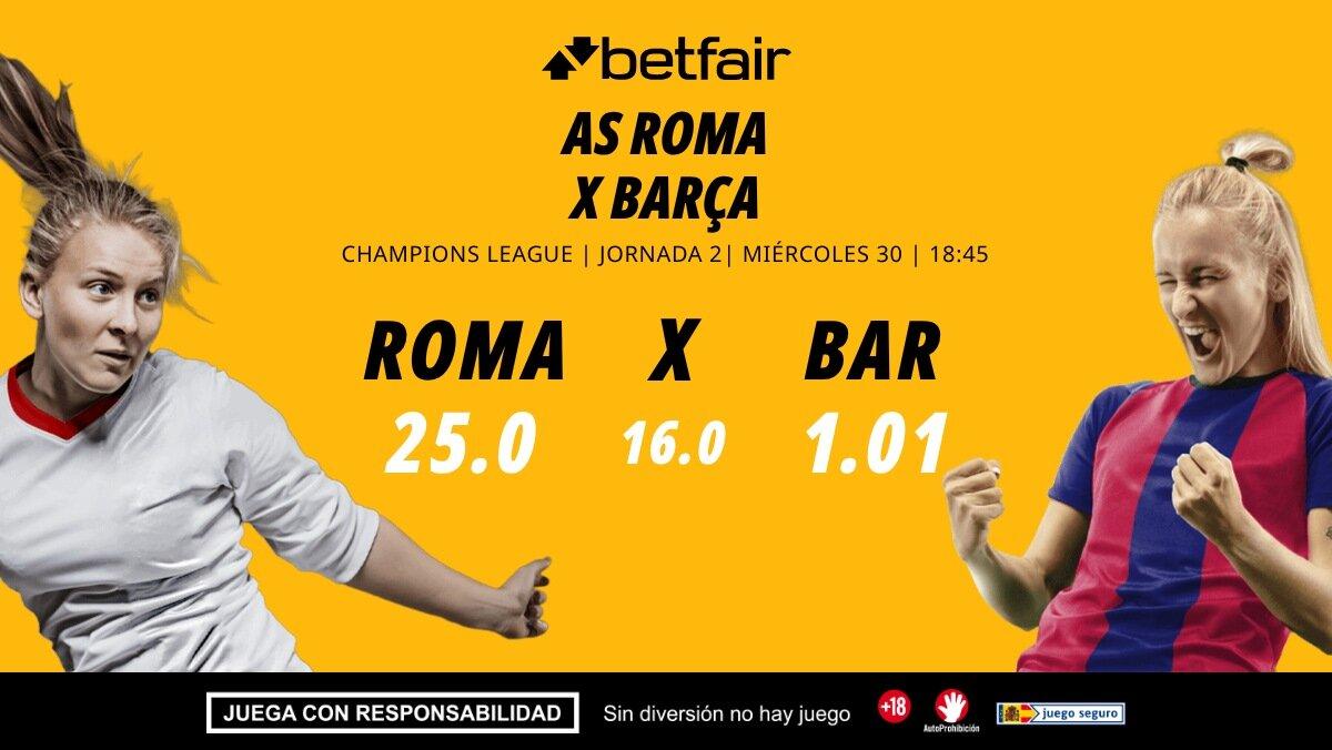 AS Roma - FC Barcelona: alineaciones, horario, dónde ver, pronósticos y estadísticas