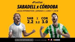 Sabadell - Córdoba: alineaciones, horario, dónde ver, pronósticos y estadísticas