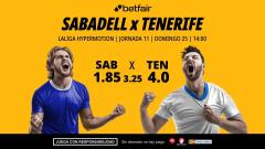 Sabadell - Tenerife: alineaciones, horario, dónde ver, pronósticos y estadísticas