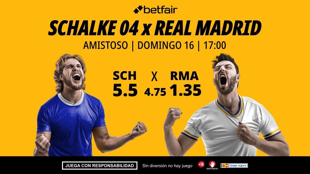 Schalke 04 - Real Madrid: alineaciones, horario, dónde ver, pronósticos y estadísticas