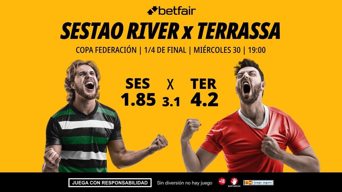 Sestao River - Terrassa: alineaciones, horario, dónde ver, pronósticos y estadísticas