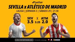 Sevilla - Atlético de Madrid: alineaciones, horario, dónde ver, pronósticos y estadísticas