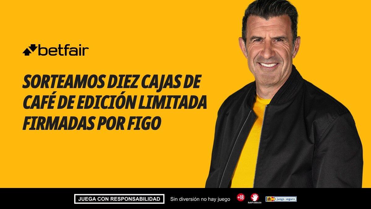 Participa para ganar una exclusiva caja de café... ¡firmada por Luís Figo!