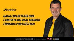 Gana con Betfair una camiseta del Real Madrid firmada por Luís Figo