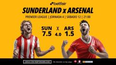 Sunderland - Arsenal: alineaciones, horario, dónde ver, pronósticos y estadísticas