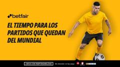 ¿Qué partidos pueden verse afectados por tormentas en el Mundial?