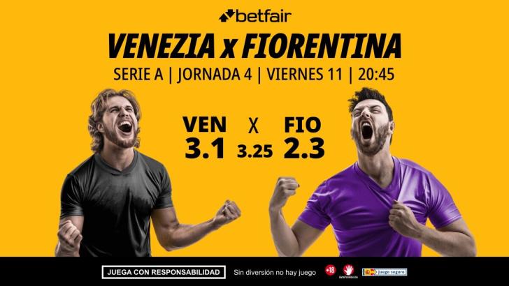 Venezia - Fiorentina: alineaciones, horario, dónde ver, pronósticos y estadísticas
