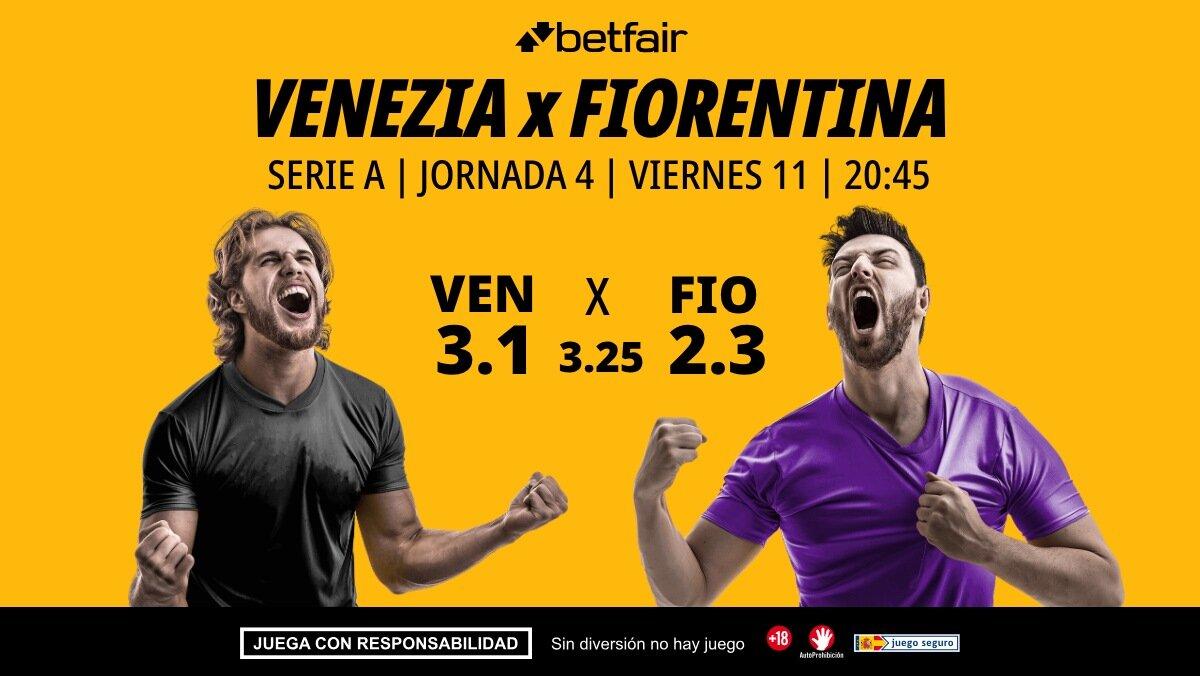 Venezia - Fiorentina: alineaciones, horario, dónde ver, pronósticos y estadísticas