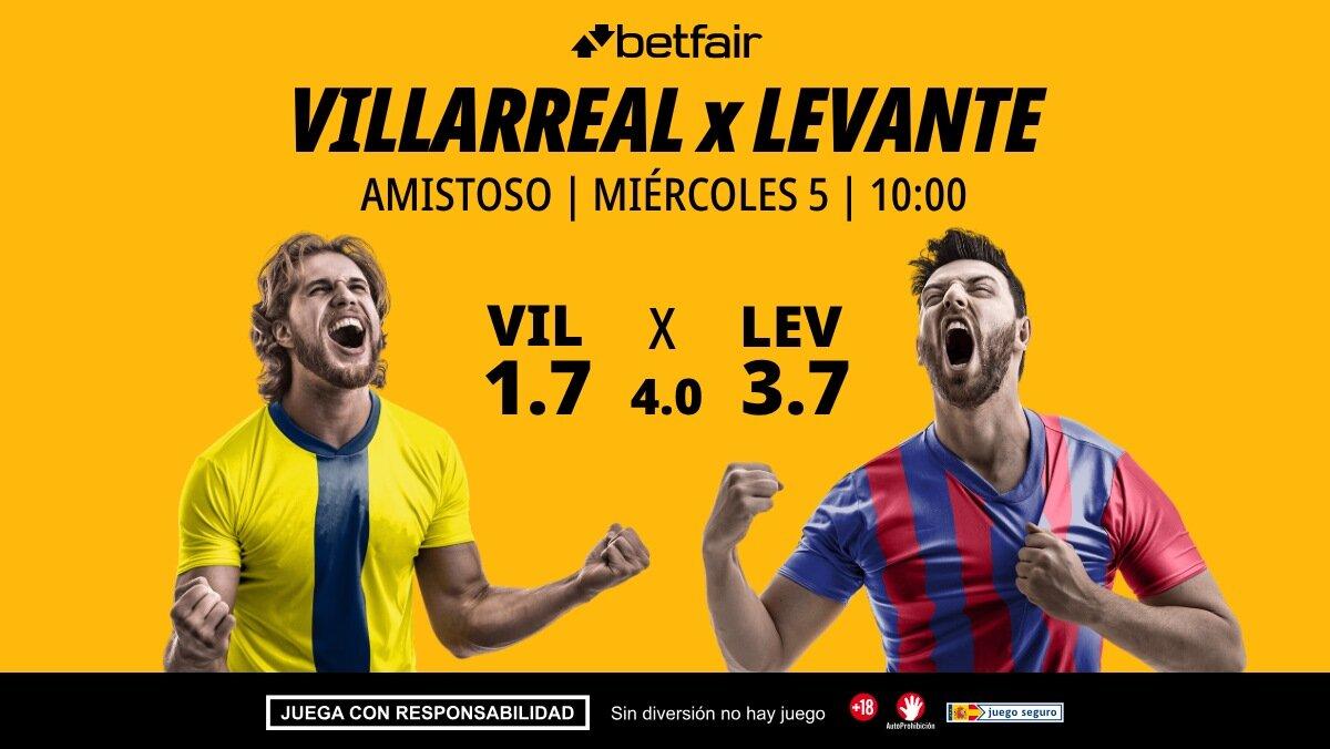 Villarreal - Levante: alineaciones, horario, dónde ver, pronósticos y estadísticas