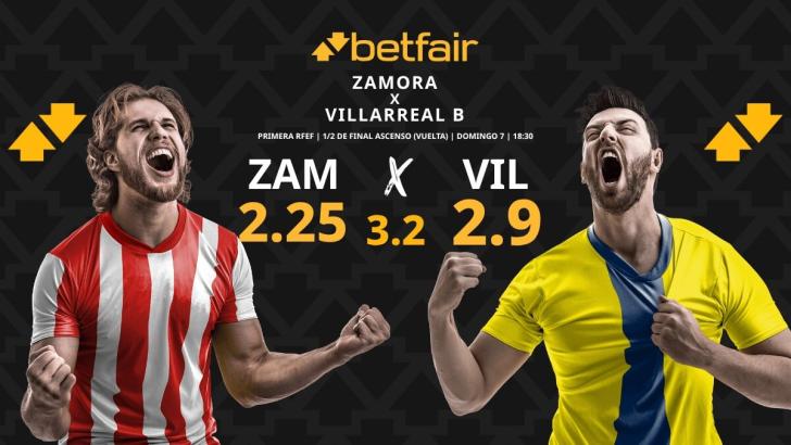Zamora - Villarreal B: horario, dónde ver, pronósticos, estadísticas y cuadro