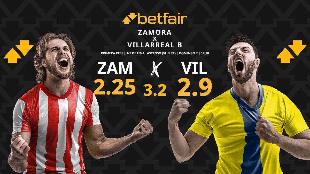 Zamora - Villarreal B: horario, dónde ver, pronósticos, estadísticas y cuadro