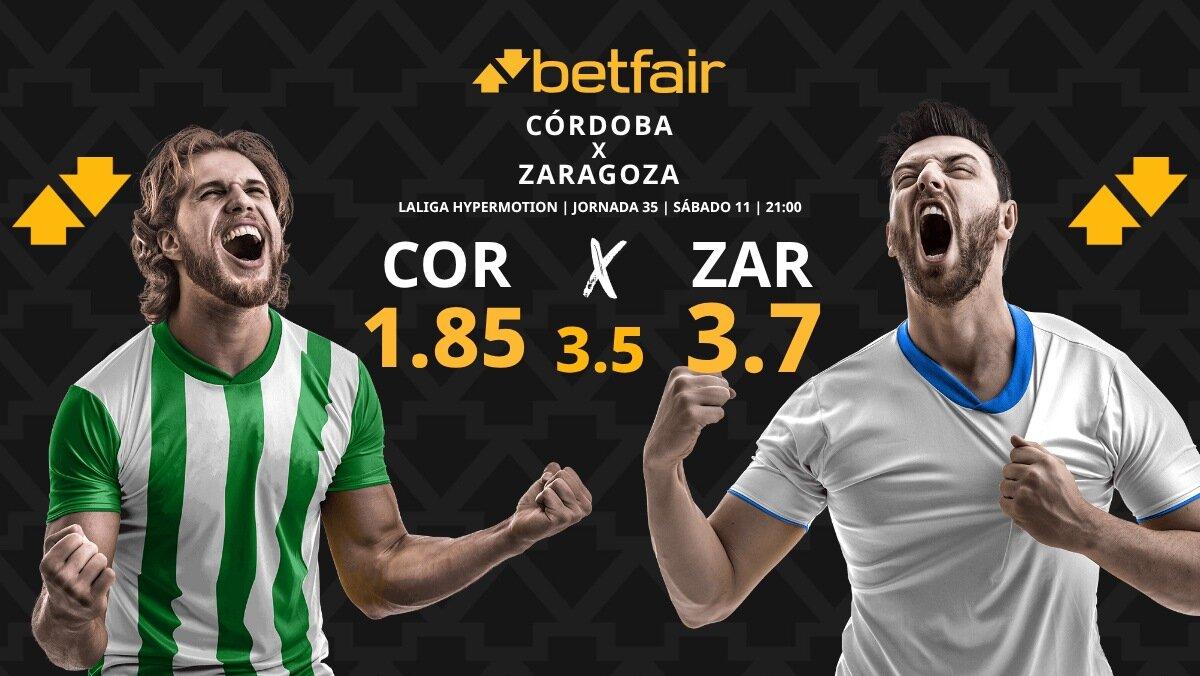 Córdoba - Real Zaragoza: horario, dónde ver, estadísticas, pronósticos y clasificación
