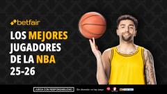 El quinteto de Ganadores vs. el quinteto de Perdedores en la NBA